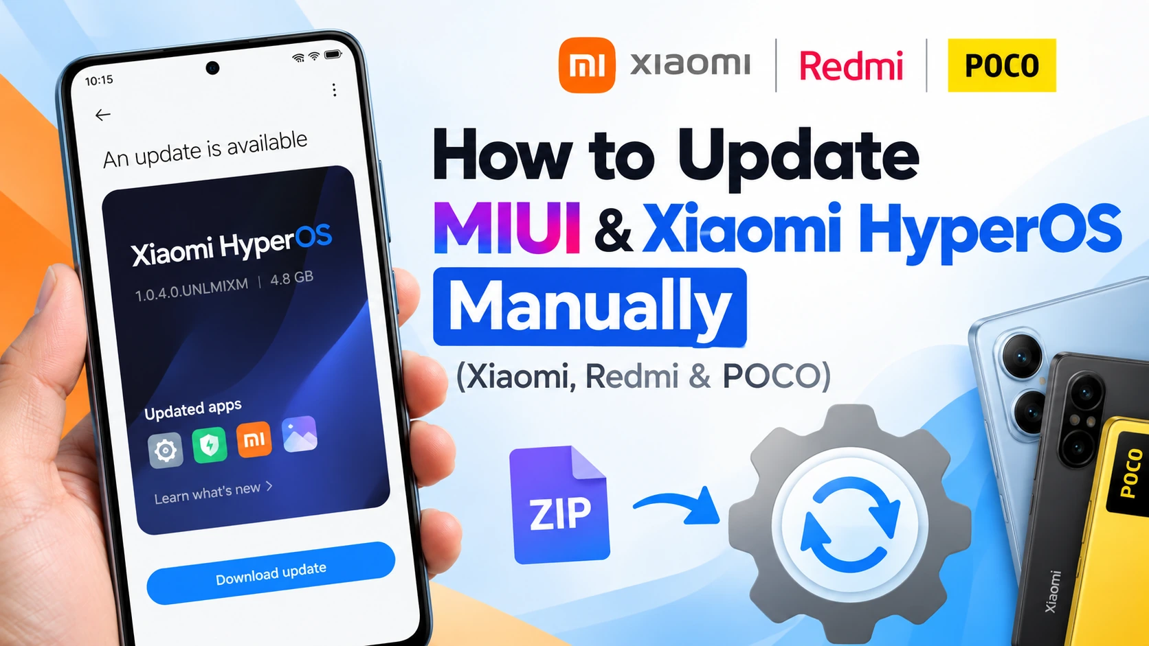 How to update MIUI and Xiaomi HyperOS manually on Xiaomi, Redmi, and POCO phones