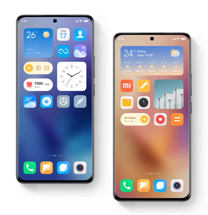 miui 14 homescreen widgets and icons