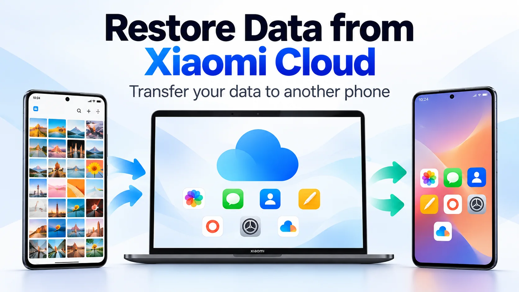 How to restore and transfer data from Xiaomi Cloud to another phone