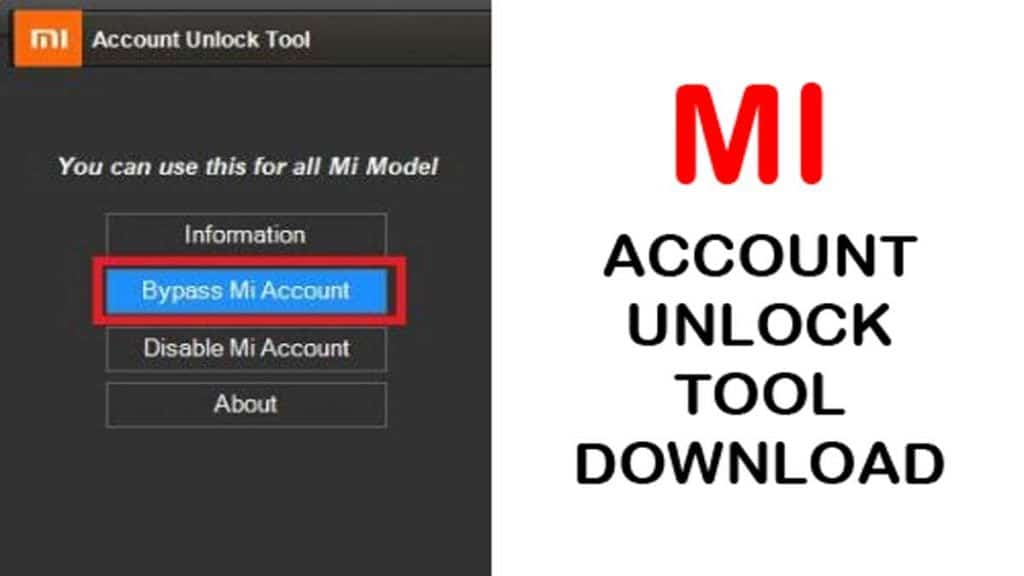 How to reset mi account password with Mi account unlock tool