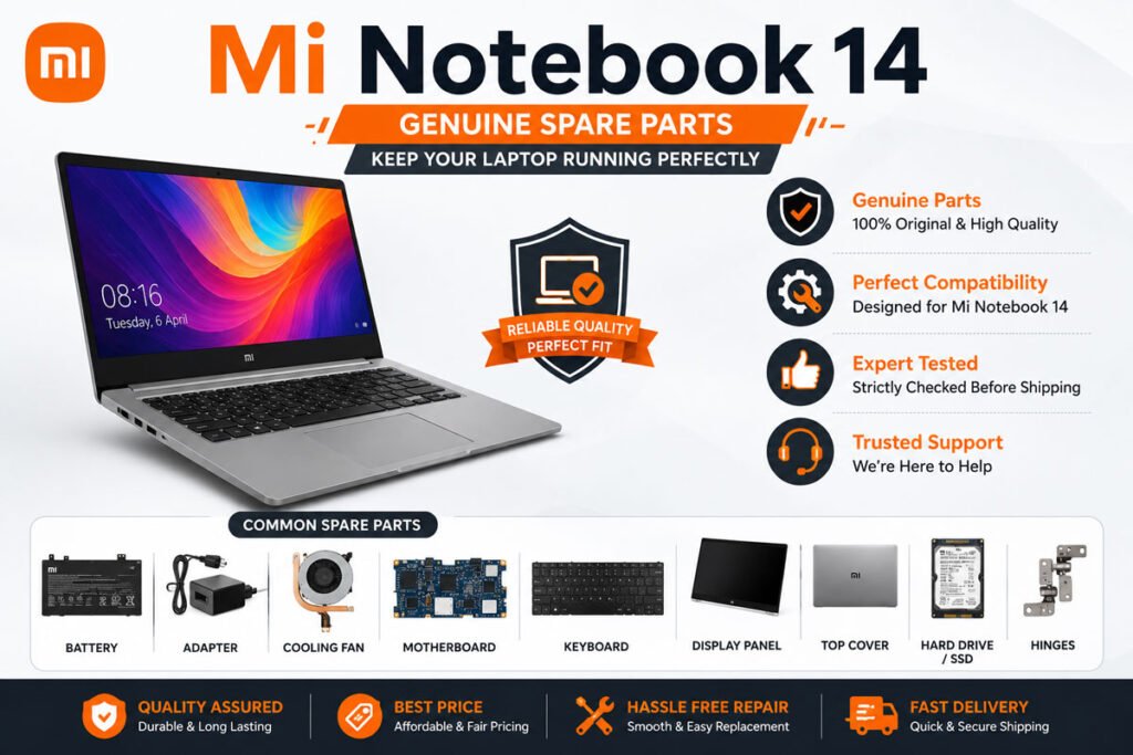 mi notebook 14 spare parts price