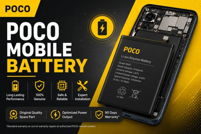 POCO mobile Battery Price & Replacement Cost at service centre