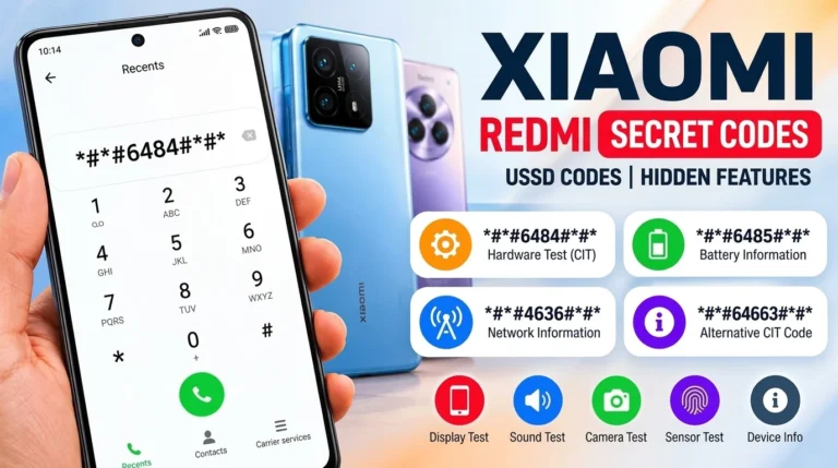 Xiaomi Secret Codes: Working Mi & Redmi Codes for MIUI and HyperOS