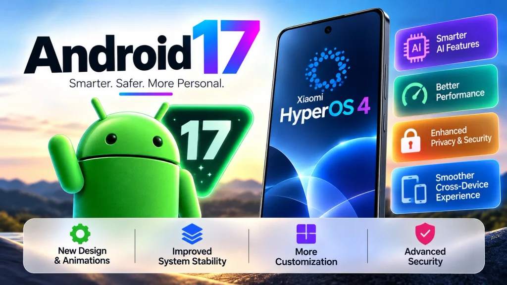 Android 17 and HyperOS 4 update