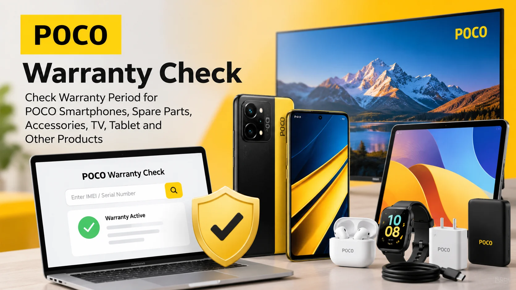 POCO Warranty Check Online India - POCO Phone, Pods and Battery Coverage Guide