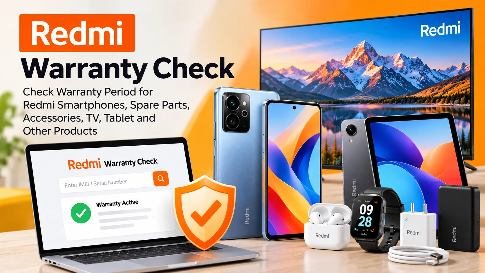 Redmi Warranty Check India - Redmi Note Series and Smart TV Component Coverage